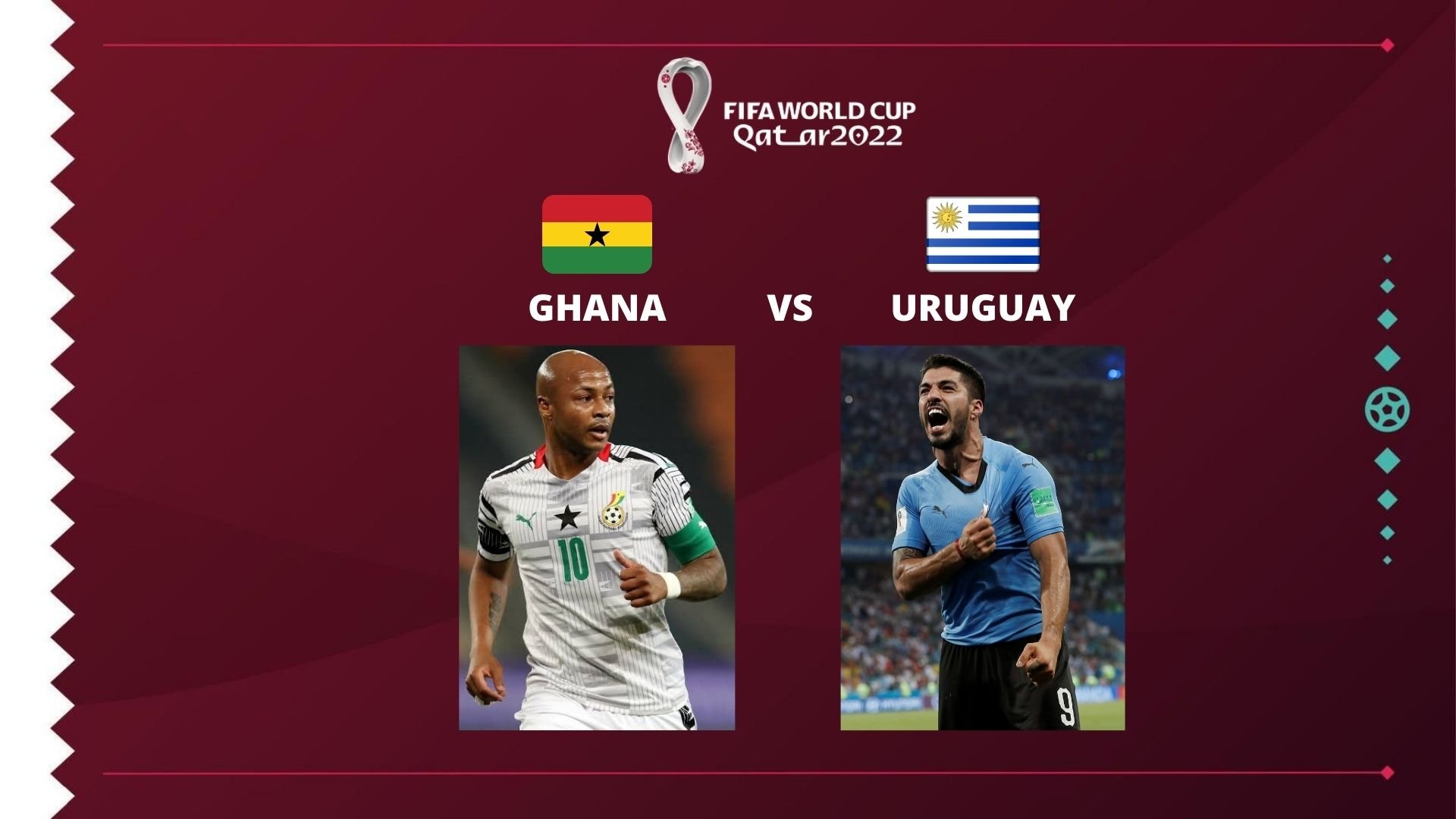 Copa Mundial Qatar 2022  Ghana vs. Uruguay: horario y dónde ver