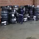VIDEO: La Aduana secuestró 559 neumáticos importados por contrabando valuados en $ 40 millones
