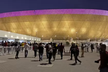 El estadio Lusail, sede de la final de la Copa del Mundo