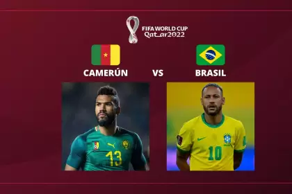 Partido del Grupo G: Camerún vs. Brasil - Mundial de Qatar 2022