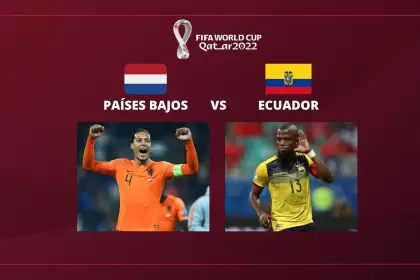 Partido del Grupo A: Pases Bajos vs. Ecuador - Mundial de Qatar 2022
