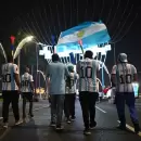 VIDEO: Hinchas argentinos y mexicanos se pelearon en Qatar
