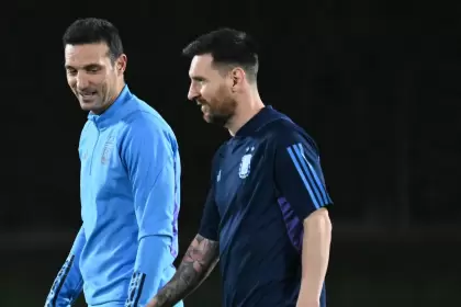 Último entrenamiento de Argentina antes de enfrentar a México