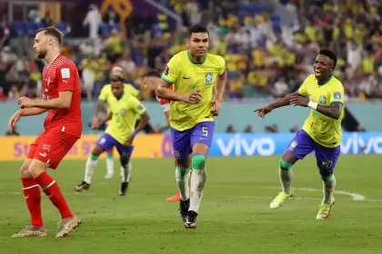 Casemiro le dio la victoria a Brasil