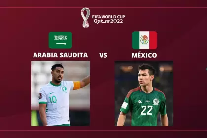 Partido del Grupo C: Arabia Saudita vs. México - Mundial de Qatar 2022