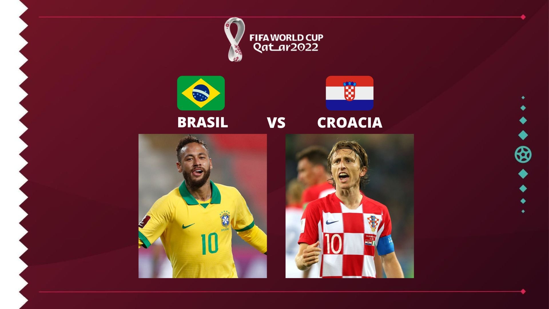 Brasil vs Croacia: día, horario, TV en VIVO y streaming GRATIS