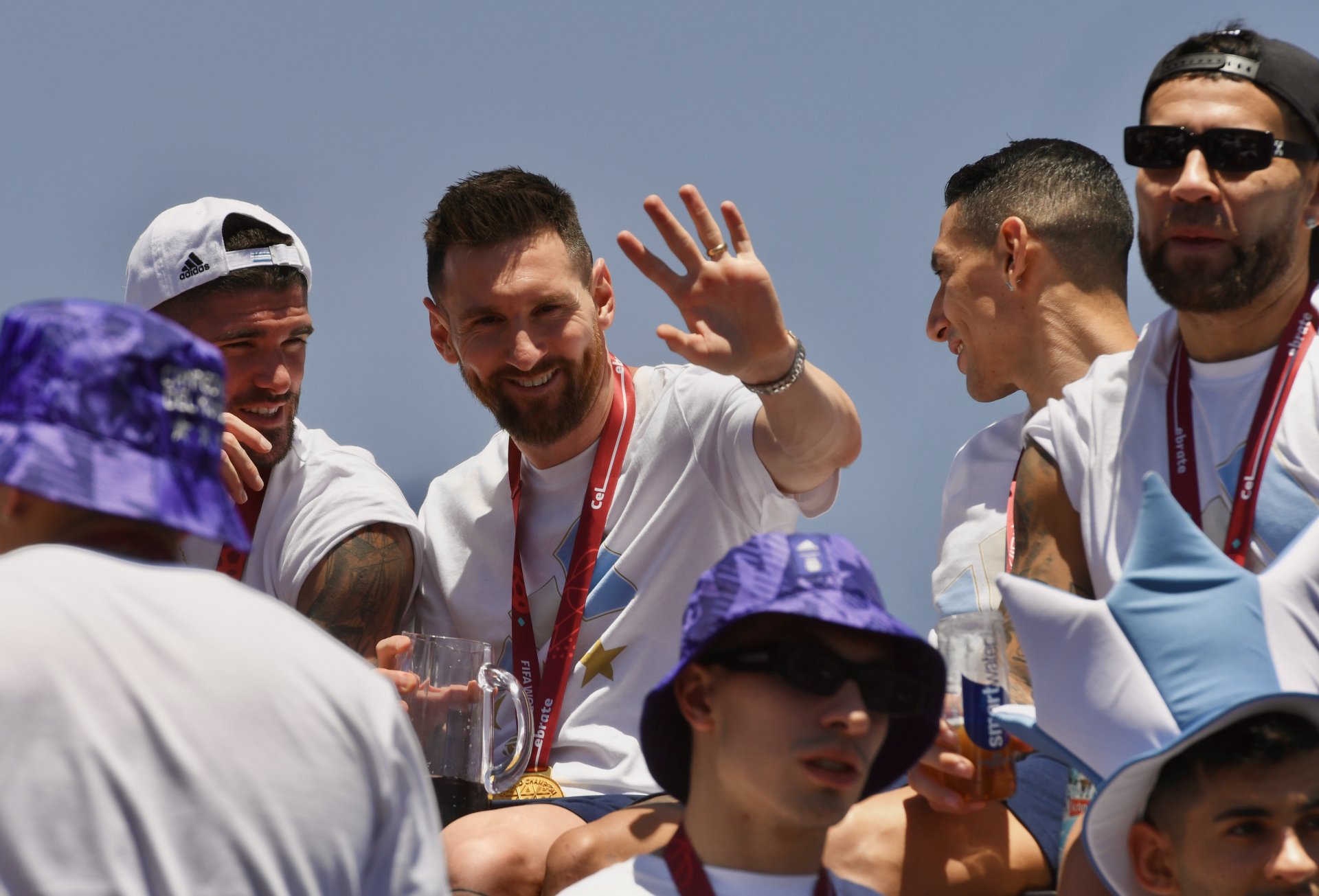 Messi disfruta como nunca ser campe n del mundo en Argentina El