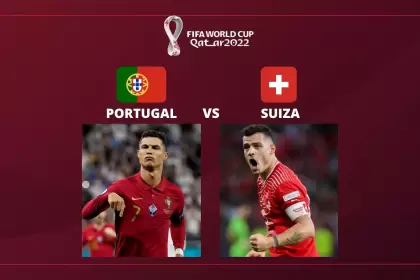 Partido de octavos de final: Portugal vs. Suiza - Mundial de Qatar 2022