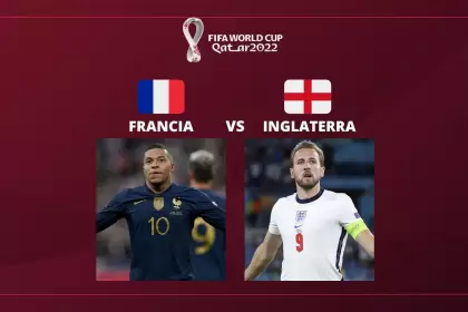 Partido de cuartos de final: Francia vs. Inglaterra - Mundial de Qatar 2022