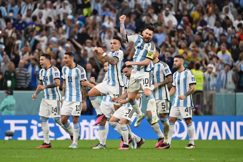 Argentina metió 4 de sus 5 penales