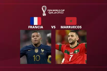 Partido de semifinal: Francia vs. Marruecos - Mundial de Qatar 2022