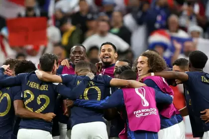 Francia viene de ganarle a Inglaterra en los cuartos de final