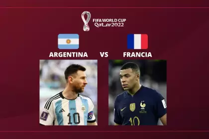 Partido de final: Argentina vs. Francia - Mundial de Qatar 2022
