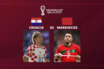 Partido de tercer y cuarto puesto: Croacia vs. Marruecos - Mundial de Qatar 2022