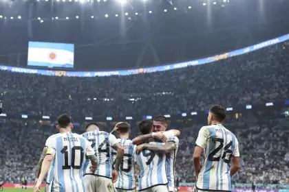 Argentina viene de ganarle a Croacia por 3-0 y disputará su sexta final en la Copa del Mundo
