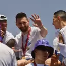 Messi disfruta como nunca ser campeón del mundo en Argentina