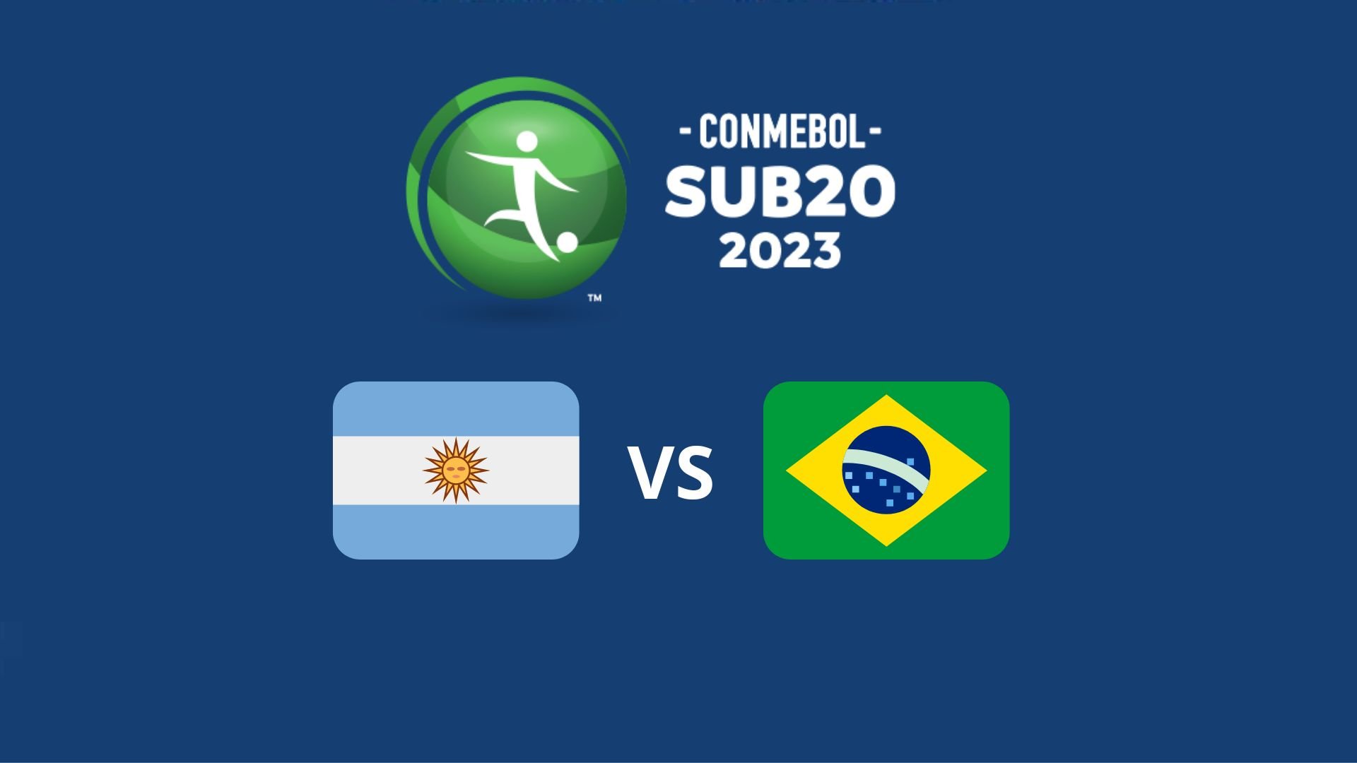 Argentina vs. Brasil, por el Sudamericano Sub20 día, horario y TV en