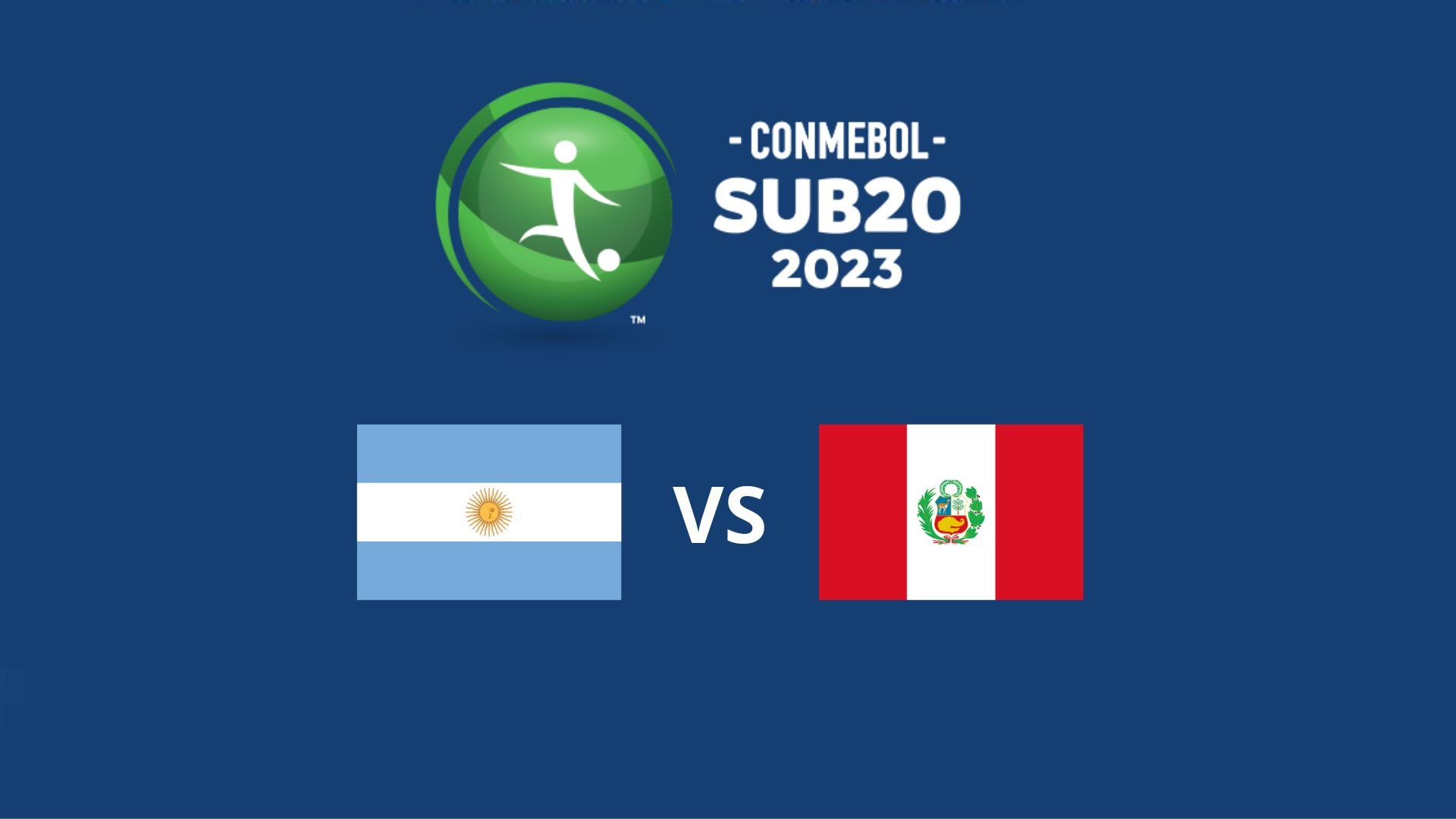 Argentina vs. Perú, por el Sudamericano Sub20 día, horario, TV en