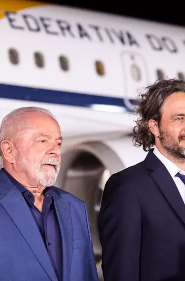 "La llegada de Lula al país, en su primera visita oficial, es un gran envión para nuestra relación bilateral", dijo Cafiero