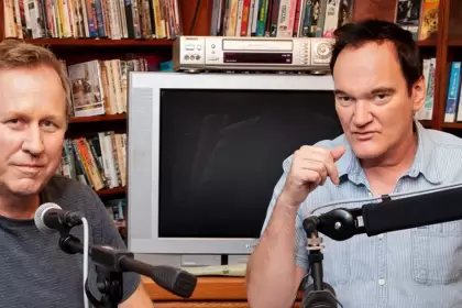 Tarantino y su viejo amigo y socio, Roger Avary