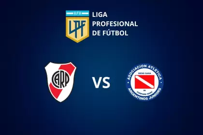 River y Argentinos Juniors disputarán la tercera fecha de la Liga Profesional del fútbol argentino
