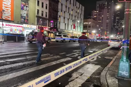 Muere un joven de 22 años en un tiroteo en la concurrida Times Square de Nueva York