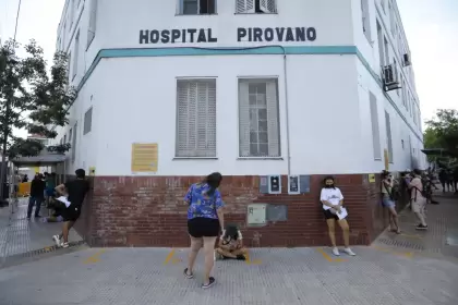 El Hospital Pirovano, ubicado en el barrio porteño de Coghlan.