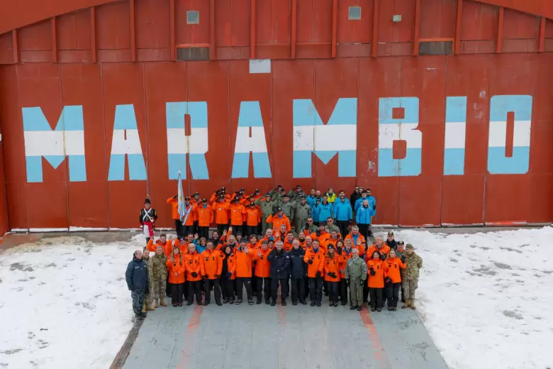 El presidente Alberto Fernndez visit la Base Marambio en el marco del Da de la Antrtida Argentina.