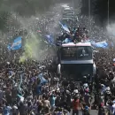 La confesión de Lautaro Martínez sobre los festejos en Argentina: "Me subí al helicóptero con un pedo bárbaro"