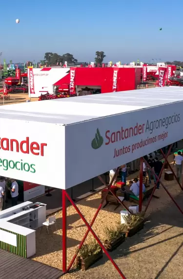 Una vez más, Santander Argentina tendrá una fuerte presencia en Expoagro 2023