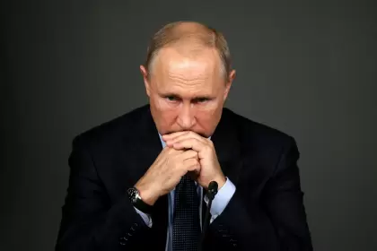 Putin culpó a Ucrania del ataque a la represa