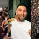 Furor por Lionel Messi en una parrilla de Palermo: "Noche agitada" y "Marea humana", las reacciones internacionales por los videos virales