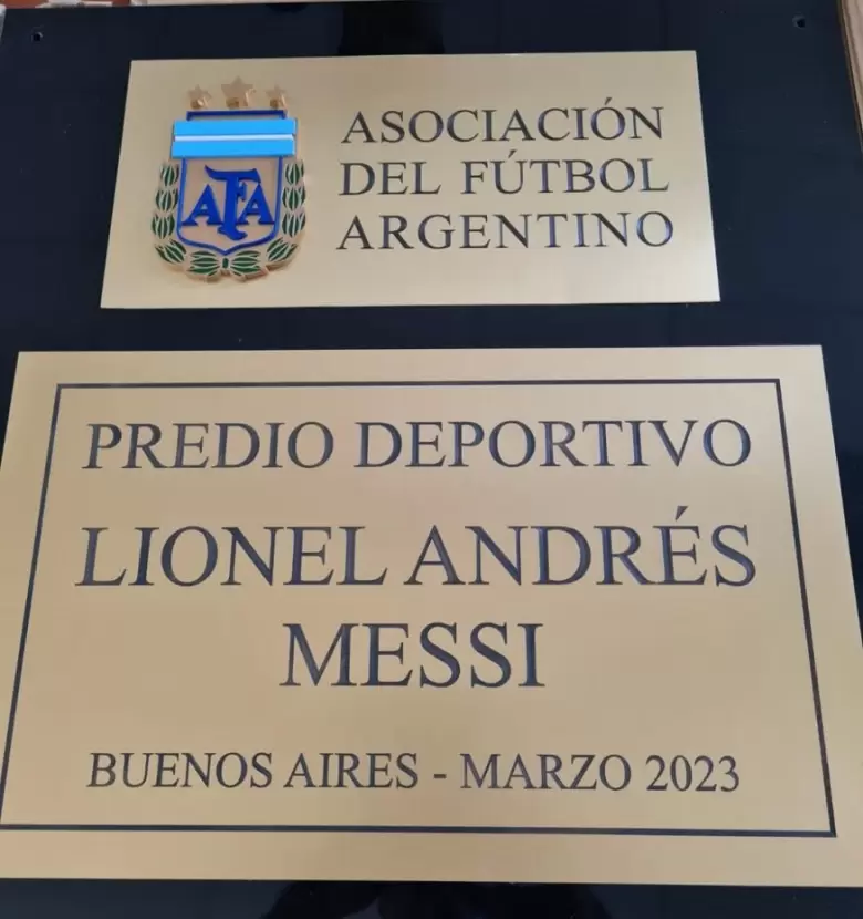 Todo pasa: la AFA rebautiza el predio de Ezeiza con el nombre "Lionel Andrés Messi"
