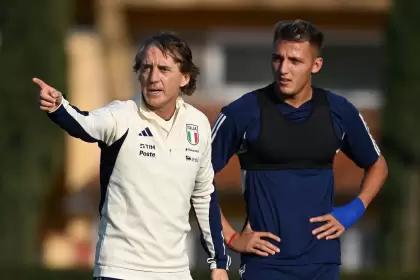 Mancini quedó maravillado con Retegui, autor de dos goles en sus dos primeros partidos con la "Azzurra"