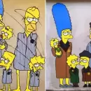 Vandalizaron en Milán un mural de Los Simpson que recuerda al Holocausto