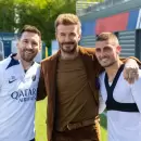 Lionel Messi recibió la visita de David Beckham en el entrenamiento de PSG: ¿se lo lleva al Inter de Miami?