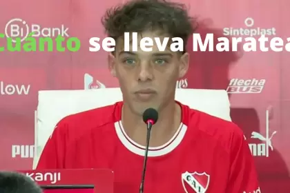 Colecta de Independiente: cunto se lleva Santi Maratea