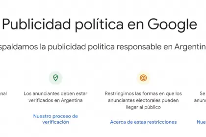 Google presentó una herramienta para transparentar publicidad política