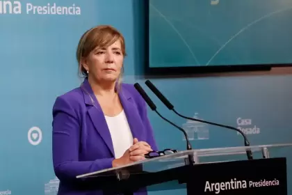 La portavoz de la Presidencia, Gabriela Cerruti.