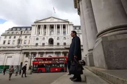 El Banco de Inglaterra volvió a subir la tasa