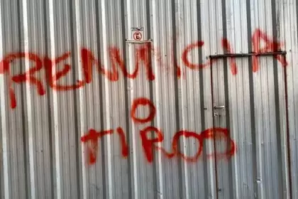 Dirigentes de Unin recibieron amenazas a travs de pintadas en cercanas de sus domicilios y empresas