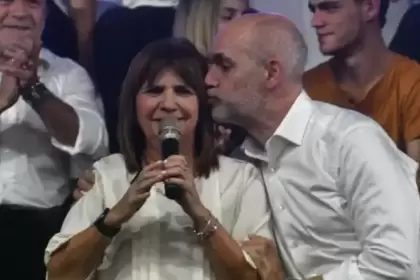 Patricia Bullrich y Horacio Rodríguez Larreta, en el lanzamiento de Luis Juez como gobernador por Córdoba.