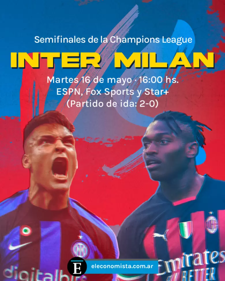 Inter vs. Milan, por la Champions League: da, horario, TV en VIVO y formaciones