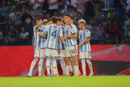 Argentina viene de ganarle 3-0 a Guatemala con goles de Alejo Véliz, Luka Romero y Máximo Perrone (@Argentina)