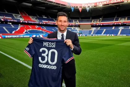 Lionel Messi pasó al PSG en agosto del 2021
