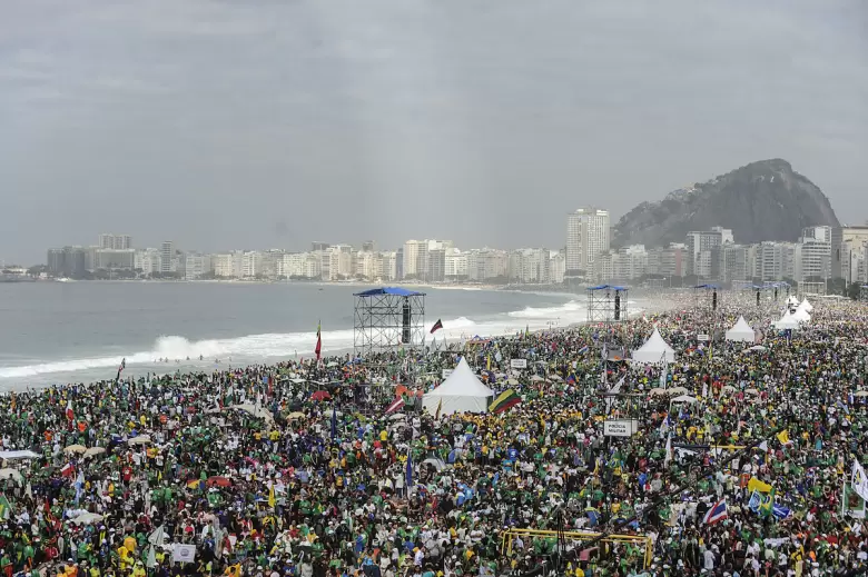 El Papa en Brasil en 2013