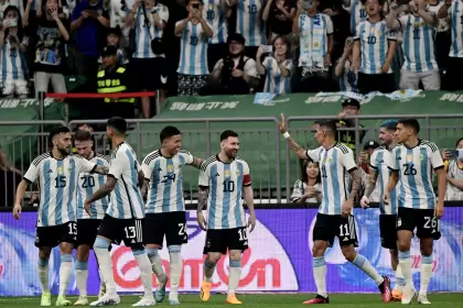 Argentina venció a Australia en el estadio de los Trabajadores de Beijing