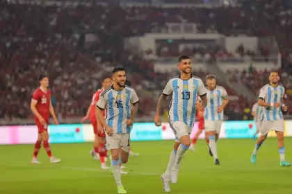 El defensor Cristian Romero anotó en la victoria ante Indonesia