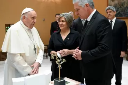 El Papa se reunió con Díaz-Canel