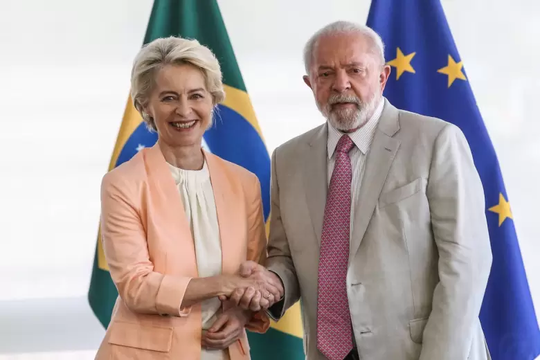 lula y ursula von der leyen
